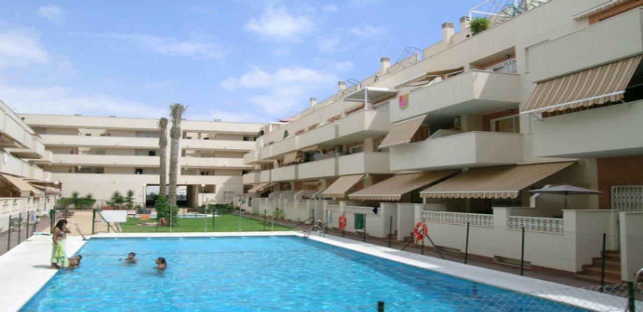 Roquetas Beach House Apartamento Fresco Con Piscina روكيتاس ذي مار المظهر الخارجي الصورة